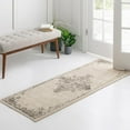 thumbnail image 2 of Contemporary Daisy Collection Area Rug Cream - 2'x6', 2 of 5