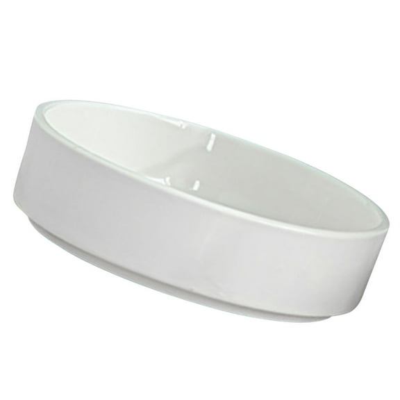 GOOHOCHY  Hydroponic Ceramic Tray Plant Saucers Mixed Sizes Flowerpot Planter White