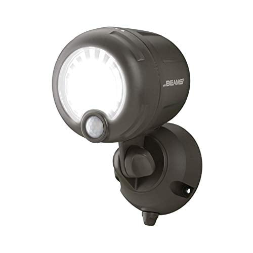Mr Beams Mb360xt Brn 01 00 Wireless 200 Lm Battery Operated Outdoor Motion Sensor Activated Led Spotlight Brown Walmart Com Walmart Com