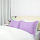 thumbnail image 2 of Soft 2 Pcs Violet Pillow Shams 1800 SERIES Microfiber Queen Oxford Pillowcases, 2 of 6