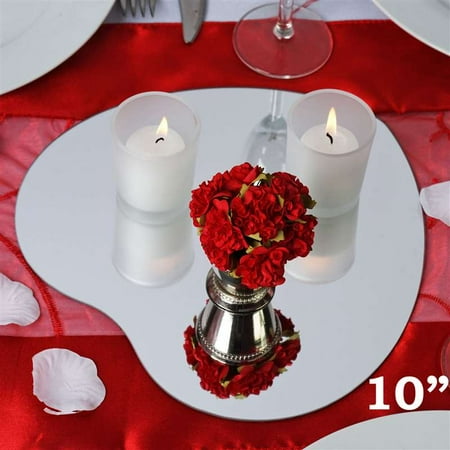 10 Heart Glass Mirror Wedding Party Table Decorations Centerpieces 10 Heart Glass Mirror Wedding Party Table Decorations Centerpieces 6 Pcs Com