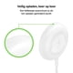 thumbnail image 2 of Cargador Inalámbrico Magnético Belkin Blanco Compatible con MagSafe y Cable Extra Largo para iPhone, 2 of 6