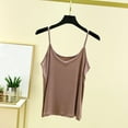 thumbnail image 2 of AherBiu Tank Tops Women Loose Spaghetti Strap Basic Camisole Soft Comfy Solid Color Pajamas Homewear, 2 of 4