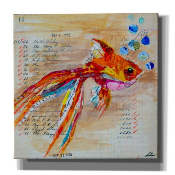 Epic Graffiti 'No 10' by St. Hilaire Elizabeth, Canvas Wall Art, 12"x12"