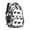 Black Cat Silhouette, variant on Black and Gray Cat Pink Pattern Backpack for School, Cute School Bag with Adjustable Shoulder Straps and Padded Back, 16.9"x12.6"x5.9"