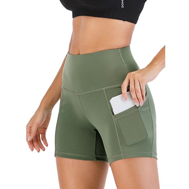 Youloveit Women Tummy Control Yoga Shorts Quick Dry Activewear Workout