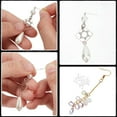 thumbnail image 6 of 1Set 100Pcs 2 Sizes Earring Sleeves and 50Pcs Earring Post with Loop Resin Stud Earring Findings Pierced Earring Protector Covers, 6 of 6