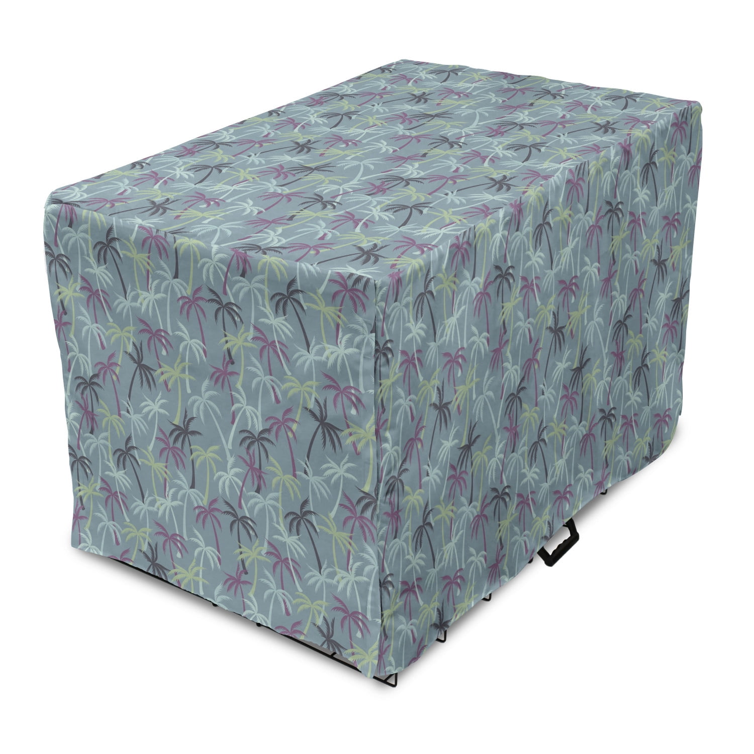 Curated visual reference: Picture Idea: Tropical Dog Crate Cover Exotic Coconut Palm Tree Island Forest