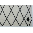 thumbnail image 4 of Ladole Rugs Trellis-Dots Pattern Soft Durable Innovatie Area Rug Carpet in Ivory-Dark Grey 4x6 (3'11" x 5'7", 120cm x 170cm), 4 of 4
