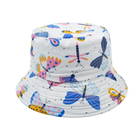 

QISIWOLE Toddler Kids Summer Fisherman s Hat Cartoon Dinosaur Fruit Pattern Outdoor Children UV-proof Sun Beach Cap Deals