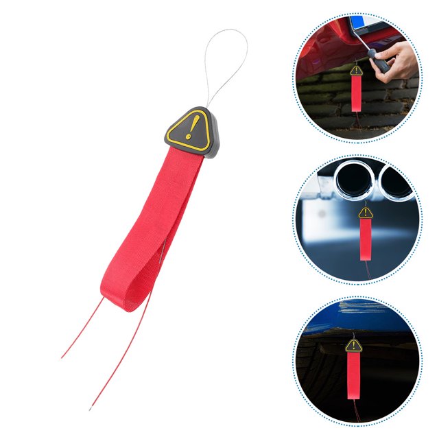 AURARMLET 2 Pcs Sangle de Mise à la Terre Électrostatique Rouge pour Accessoires de Pare-Chocs