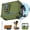 Green, variant on Rugged Case for AirPods Pro 3rd Generation, Secure Lock with Phone Stand Automatic Snap Switch Secure Cover with Cleaning Kit,White