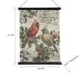 thumbnail image 2 of Support Mural En Papier Froissé Cardinal, 2 of 3