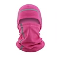 thumbnail image 2 of QSAWXQZ Unisex 2 PC Winter Beanie Neck Gaiter Reflective Stripe Women Men Fleece Cold Weather Set Free Size, 2 of 4