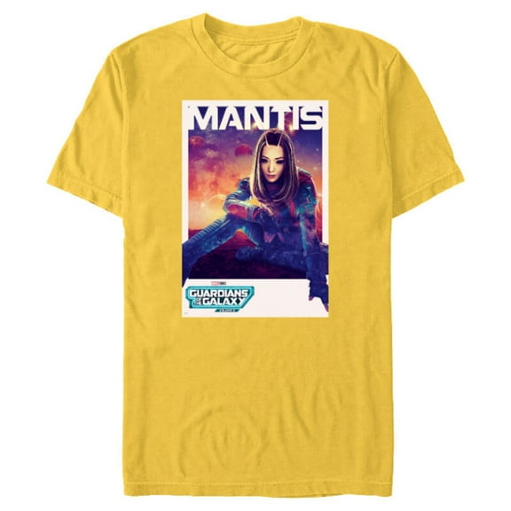 Marvel Guardians of the Galaxy Volume 3 Mantis Poster - Short Sleeve Blended T-Shirt for Adults - Customized-Yellow