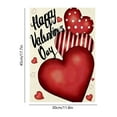thumbnail image 2 of Moocorvic Valentines Day Garden Flag 12x18 Inch, Heart Print Welcome Yard Outdoor Flag for Yard Outdoor Decoration, 2 of 6