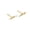YHE0129 Gold, variant on 925 Silver Lightning Stud Earrings, Minimalist Mini Bolt Earrings