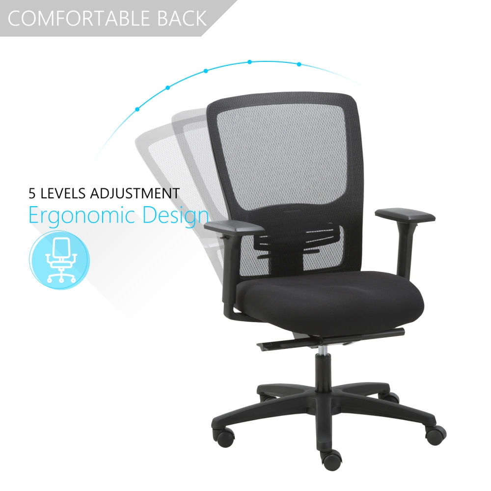 office mesh chair with lumbar support and heightadjustable armrest，swivel  adjustable office desk chair  walmart