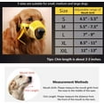 thumbnail image 4 of Dog Muzzle, Adjustable Pets Muzzle Mesh Breathable Nylon Soft Muzzle Anti-Biting Barking Mouth Cover for Small Medium Large Extra Dog, 4 of 6
