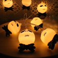thumbnail image 3 of 1pc Halloween LED Ghost String Lights, Skull Face String Lights, Festive Party Décor, Plastic, 3 of 5