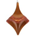 thumbnail image 1 of Vickerman MT194088D 8 in. Copper Candy Glitter Drop Ornament, 1 of 3