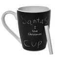 thumbnail image 4 of National Imports Countdown to Christmas 16oz Ceramic Coffee Mug, Erasable Black Chalkboard and Chalk, 4 of 5