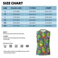 thumbnail image 6 of Pofeuu Cactus In Pots Print Men's Muscle T-Shirt, Sleeveless, Muscle Tank, Classic Muscle Tee Top For Men Casual Sleeveless Muscle T-Shirt Trendy Clothes-Small, 6 of 7