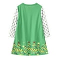 thumbnail image 3 of Odeerbi Kids Girls Long Sleeve Christmas Dress Fall Winter Round Neck Cotton Dress Children's Printed Princess Dress, 3 of 3