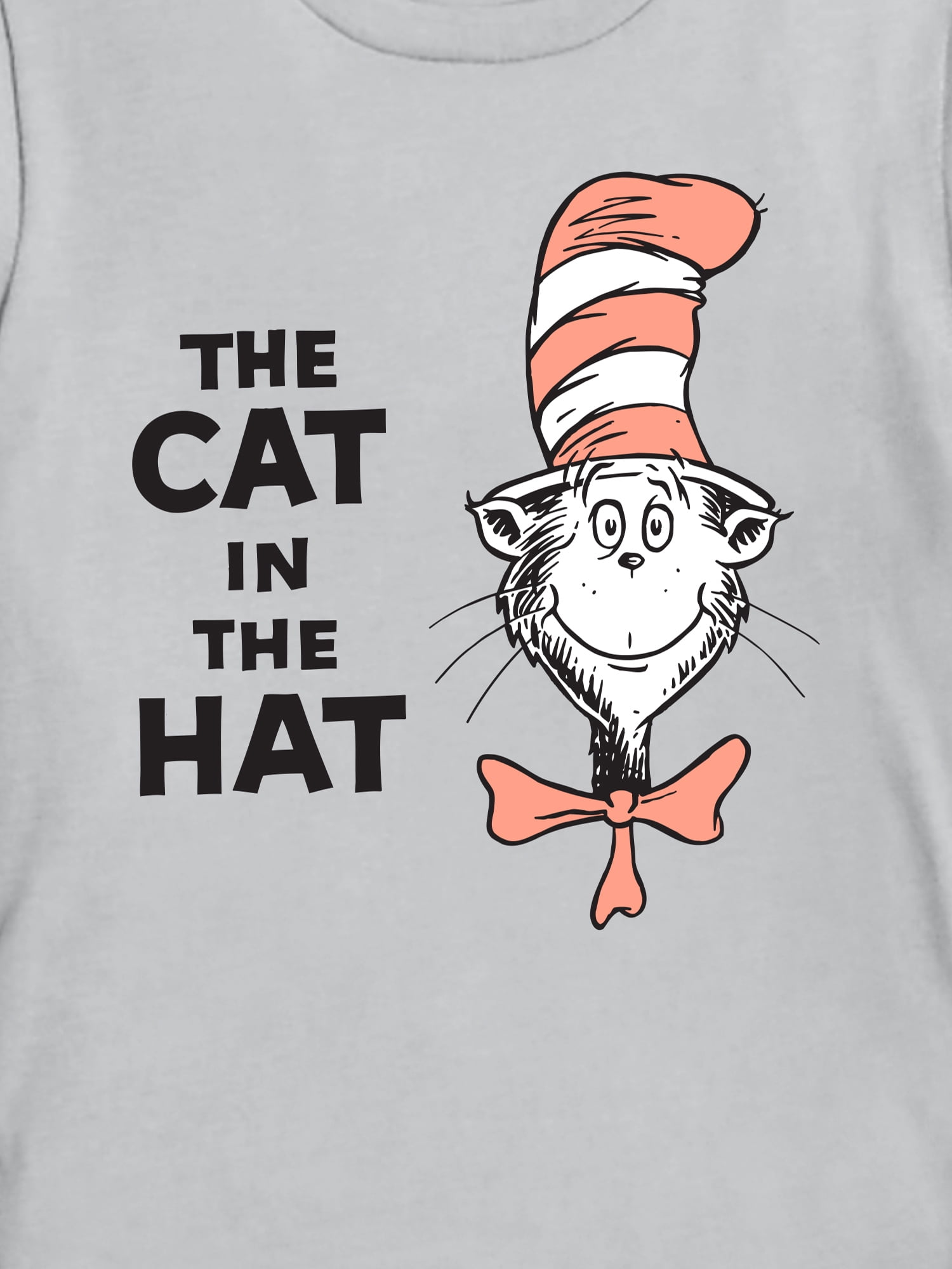 Dr. Seuss Cat In The Hat Face, Boys Graphic Crew Neck Short Sleeve T-Shirt, Sizes XS-2X (Little Boys & Big Boys)