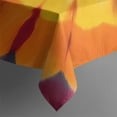 thumbnail image 5 of Colorful Rainbow Tie Dye Spiral Pattern Square Tablecloth,Waterproof Square Table Cover,Wipeable Spillproof Washable Table Cover for Home Kitchen Party Decor 42"X42"(107x107cm), 5 of 6