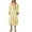 Yellow, variant on Drses Women's Casual Dresses Women's Flower Embroidered Maxi Dress Lantern Sleeve Square Neck Tiered Flowy Spring Fall Dress