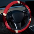 thumbnail image 2 of Tiny Teeth 14.5 Inch Car Wheel Cover, Steering Wheel Covers with Printing, PVC Leather Auto Accessories, 2 of 6