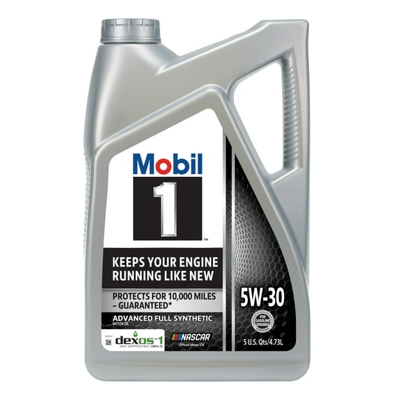 Mobil 1 Advanced Full Synthetic Motor Oil 5W-30, 5 Quart