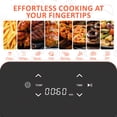 thumbnail image 5 of Parcus 3QT Digital Air Fryer – 400℉ max, auto shut-off, nonstick dishwasher-safe basket, bake & reheat -Black, 5 of 7