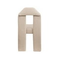 thumbnail image 6 of Meridian Furniture Bennett Beige Boucle Fabric Dining Chair (Set of 2), 6 of 8