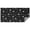 Black Sun Moon-1, variant on Black White Skull Pattern Rectangle Tablecloth 60"x84",Waterproof Polyester Rectangle Table Cloth, Wipeable Spillproof Polyester Tablecloth for Dining, Camping, Indoor and Outdoor