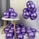 thumbnail image 4 of Globos metálicos de metal cromado y gris plateado de 20, 50 y 100 unidades para decoración de fiestas, baby shower, bodas, Año Nuevo, 4 of 4