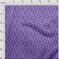 thumbnail image 3 of oneOone Cotton Cambric Purple Fabric Floral Quilting Supplies Print Sewing Fabric By The Yard 56 Inch Wide, 3 of 5
