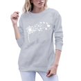 thumbnail image 1 of Gibobby Sudadera oversize mujer Sudadera delgada y ligera con gráficos divertidos de manga larga para mujer(Gris,M), 1 of 3