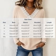 thumbnail image 4 of Long Sleeve Shirts for Women Casual Fashion V-Neck Lace Trim Soft Ribbed Knit Pullover, Perfect for Daily Office Work Wear, 4 of 7
