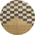 thumbnail image 1 of Ahgly Company Indoor Round Abstract Sandy Brown Abstract Area Rugs, 5' Round, 1 of 6