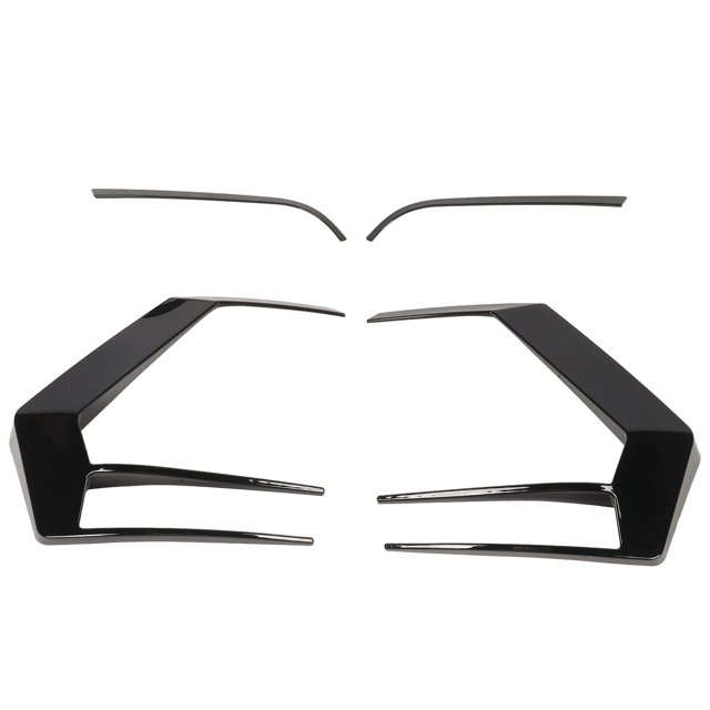 Rear Taillight Eyebrow Cover, Durable Reliable Glossy Black Tail Lamp Eyebrow Trim Guard Protector for Mk7 R GTD 2013 To 2016