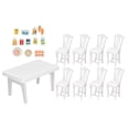 thumbnail image 2 of Juego de Mesa de Comedor para Casa de Muñecas Mesa de Comedor para Casa de Muñecas con Bordes Redondeados para Casa de Muñecas 1:12 ANGGREK  Otros, 2 of 8