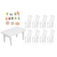 thumbnail image 2 of Sillas de Mesa de Comedor para Casa de Muñecas Muebles de Comedor de Casa de Muñecas de Alta Simulación de Plástico 1/12 Muebles para Comedor de Casa de Muñecas Accesorios ANGGREK  Otros, 2 of 8