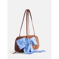 thumbnail image 2 of Madden NYC Women's Faux Suede East West Bowling Bag, Cognac, 2 of 8