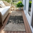 thumbnail image 6 of Addison Rugs Chantille Indoor/Outdoor Transitional Abstract Taupe Washable Runner Rug, 2'3" x 7'6", 6 of 6