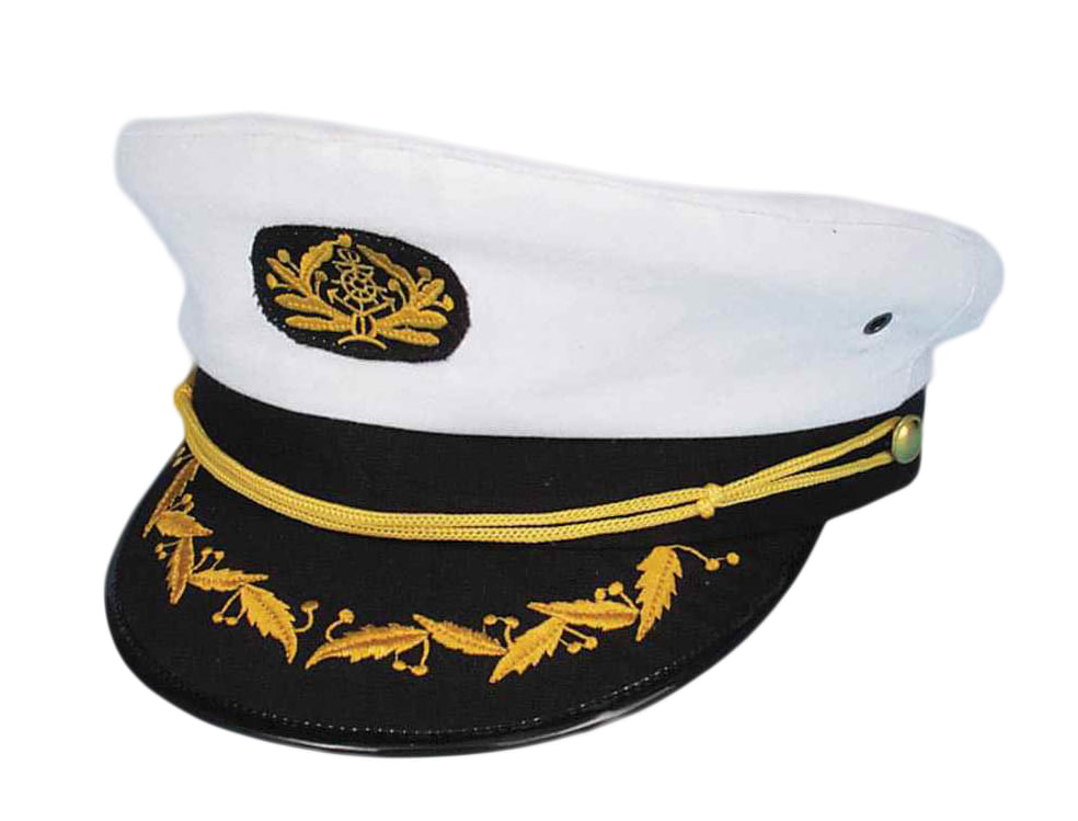 Boao 12 Pieces Halloween White Sailor Hat Captain Caps Yac 