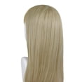 thumbnail image 4 of 24 Inch Long Straight Wigs for Women Blonde Wig with Bangs Synthetic Fiber, 4 of 6
