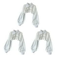 thumbnail image 2 of maskred Chemisier Demi-Col Détachable à la Mode pour Filles Robe Col Blanc TG TG 3Set, 2 of 6
