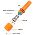 thumbnail image 2 of Kuymtek Linterna Buceo LED Impermeable 400lm Antorcha Submarina Naranja, 2 of 9